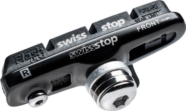 SwissStop Full FlashPro Original Black X2 Rim Brake Pads Aluminium Wheels For Shimano / Sram 2 SwissStop Full FlashPro Original Black X2 Rim Brake Pads Aluminium Wheels For Shimano / Sram - Image 2