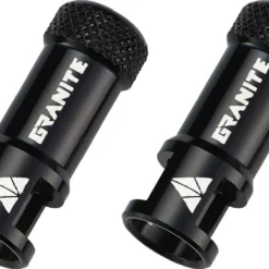 Granite Design Juicy Nipple Presta Valve Core Remover Cap Black