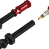 Granite Design Juicy Nipple Tubeless Valves 45 Mm With Valve Key Caps Red