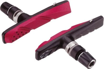 Jagwire Cyclone Pro Red Zone Brake Pads Black / Red 1 Jagwire Cyclone Pro Red Zone Brake Pads Black / Red