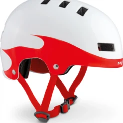 MET Yoyo Child Helmet White Red 2022