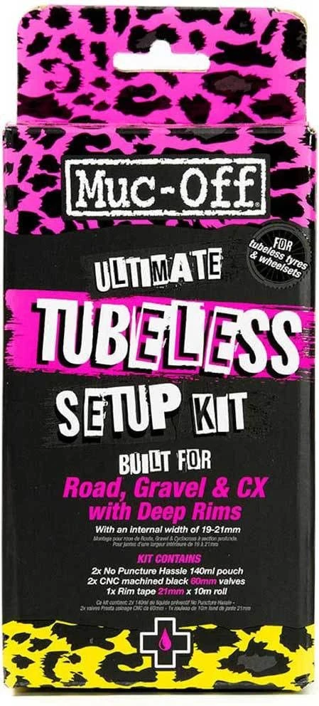 Muc-Off Ultimate Road / Gravel / CX 60mm Tubeless Conversion Kit 1 Muc-Off Ultimate Road / Gravel / CX 60mm Tubeless Conversion Kit