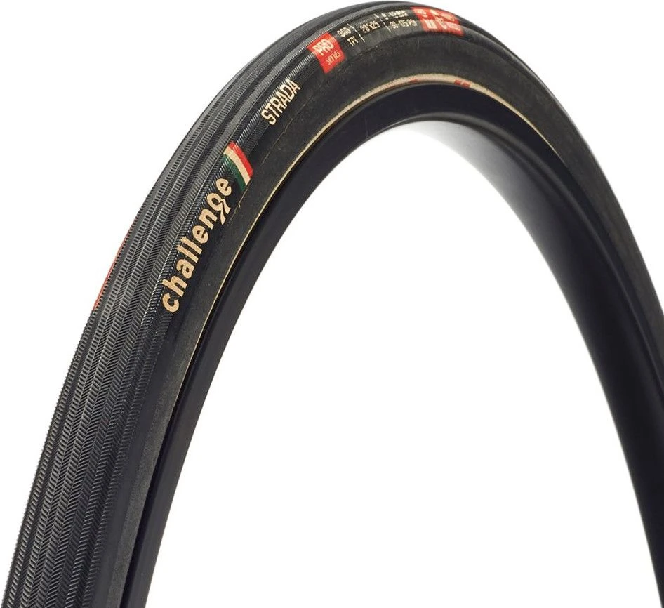 Challenge Strada Pro 700 Tubular Black / Tan 1 Challenge Strada Pro 700 Tubular Black / Tan