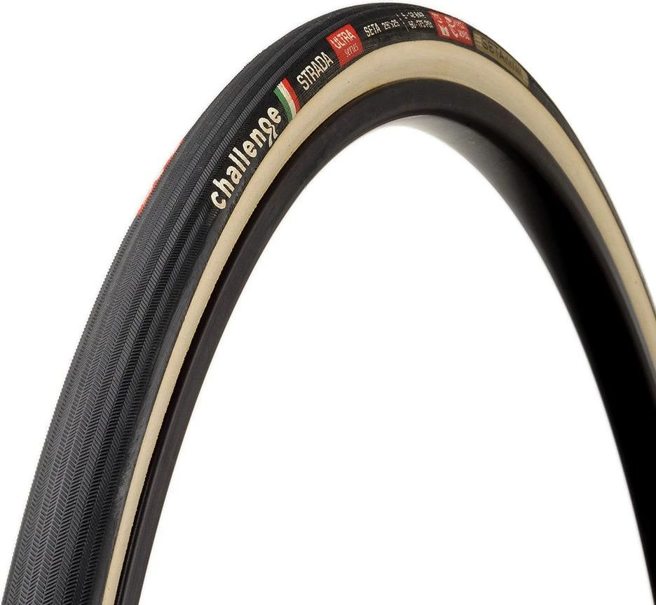 Hose Challenge Strada Ultra 1000TPI Black / Cream 1 Hose Challenge Strada Ultra 1000TPI Black / Cream