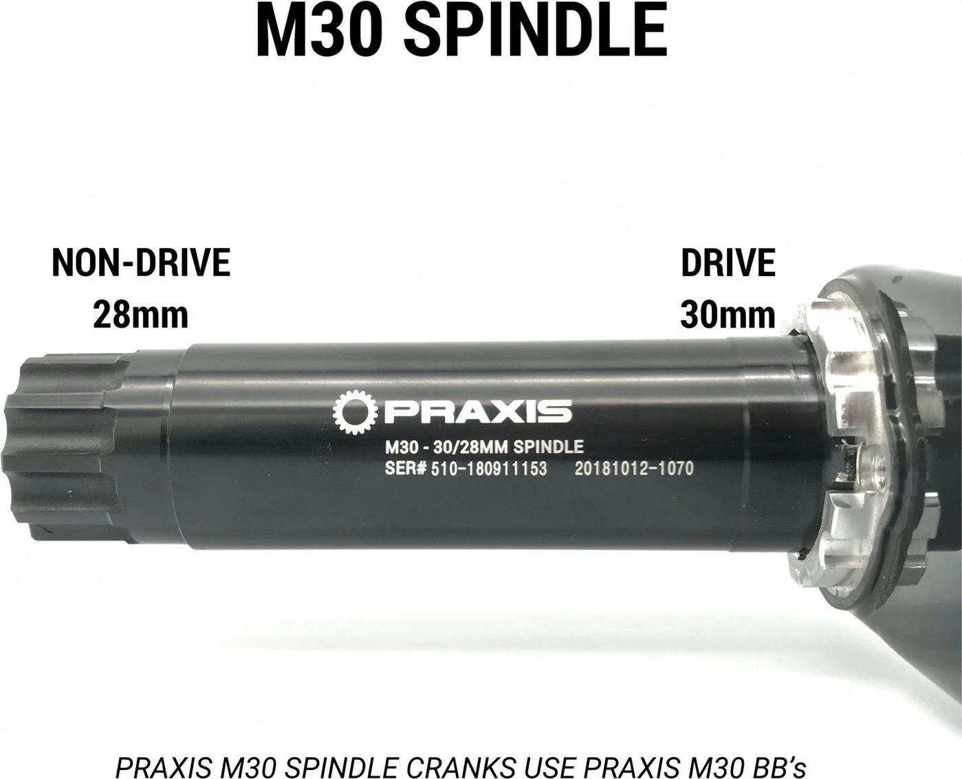 Praxis Works M30 T47 IB Road / MTB Screw-in Box 2 Praxis Works M30 T47 IB Road / MTB Screw-in Box - Image 2