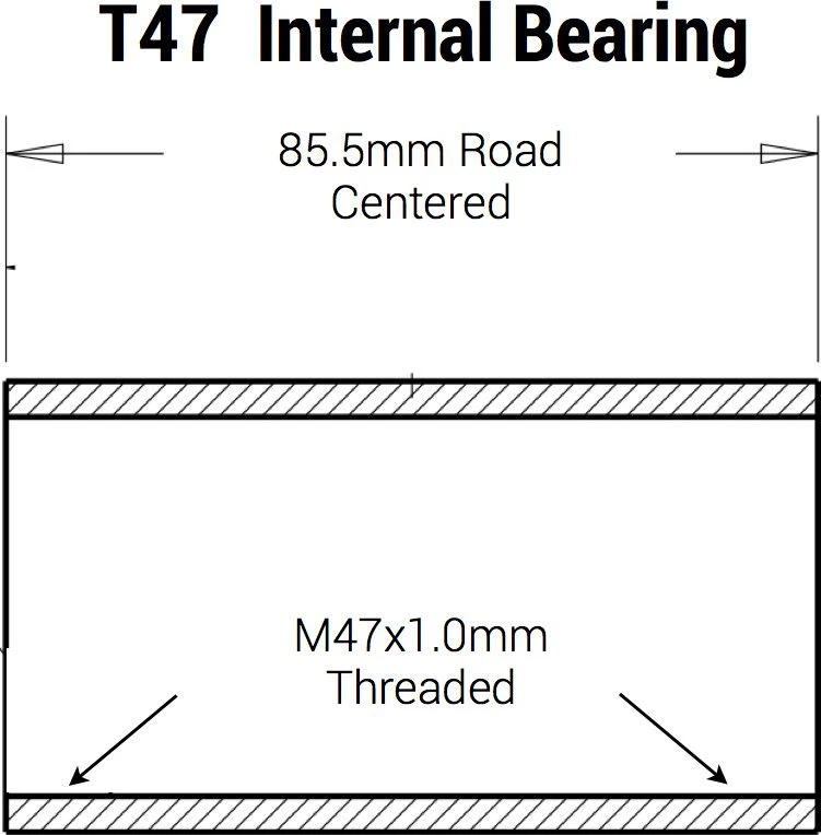 Praxis Works M30 T47 IB Road / MTB Screw-in Box 3 Praxis Works M30 T47 IB Road / MTB Screw-in Box - Image 3