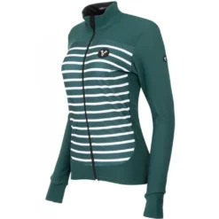 LeBram Ventoux Women's Long Sleeve Jersey Green Adjusted Cut