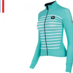 LeBram Ventoux Women's Long Sleeve Jersey Green Adjusted Cut -Sram Bike Shop 14045515e57fa3564fc59.00839365