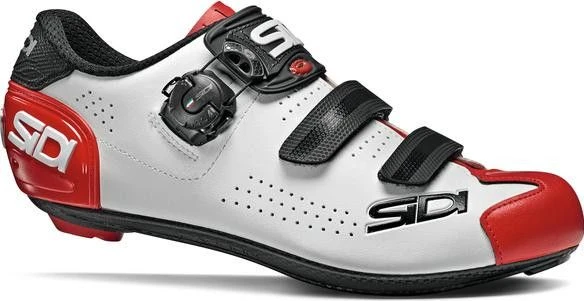 Pair Of Sidi Alba 2 Shoes White / Red 1 Pair Of Sidi Alba 2 Shoes White / Red