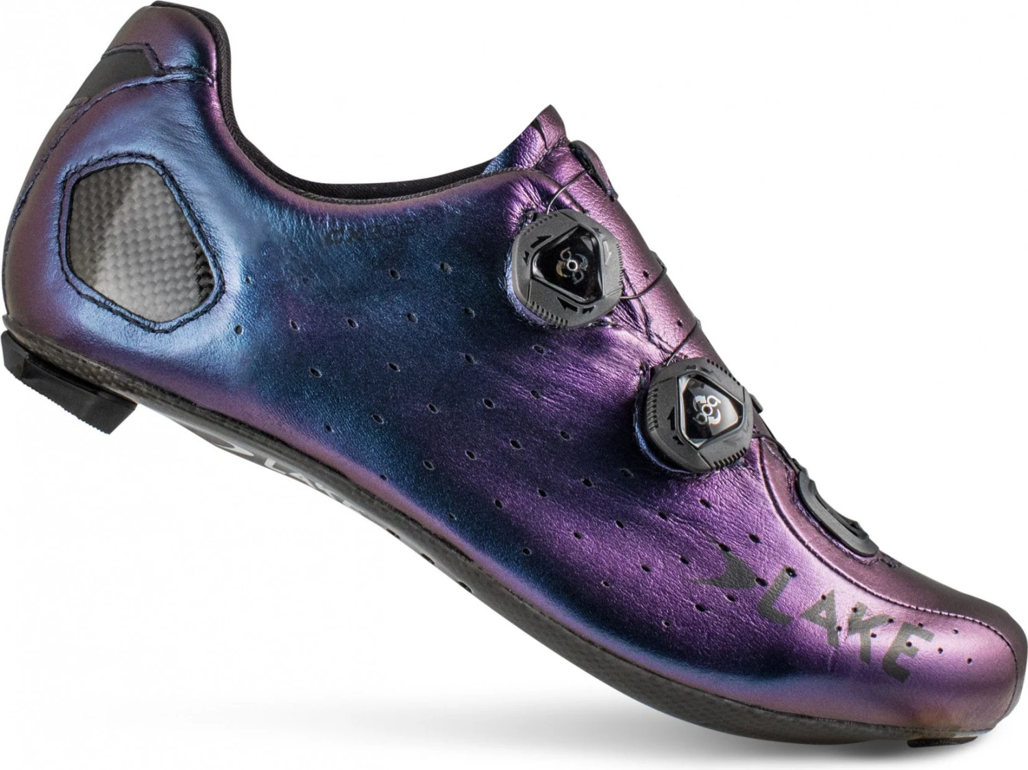 Lake CX332-X Chameleon Blue / Black Road Shoes Large Version 2 Lake CX332-X Chameleon Blue / Black Road Shoes Large Version - Image 2