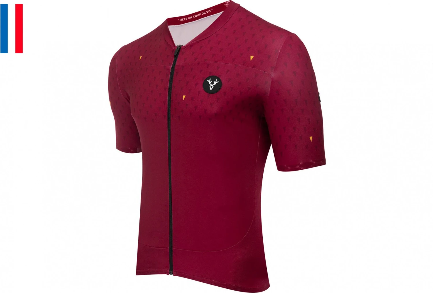 LeBram Chaussy Bordeaux Short Sleeve Jersey Tailored Fit 1 LeBram Chaussy Bordeaux Short Sleeve Jersey Tailored Fit