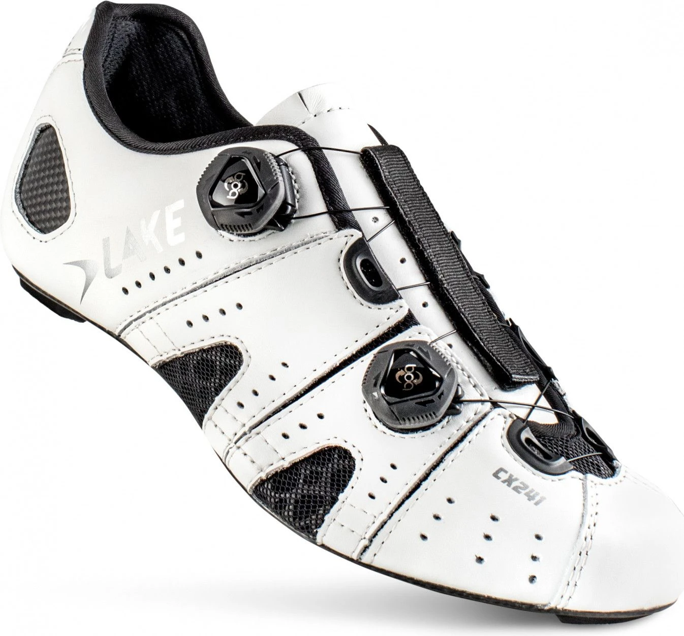 Lake CX241 Road Shoes Black / Silver 2 Lake CX241 Road Shoes Black / Silver - Image 2