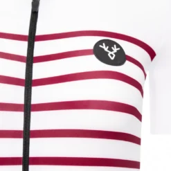 LeBram Ventoux Women's Short Sleeve Jersey White Bordeaux Tailored Fit -Sram Bike Shop 17308095f4ef49342d8b2.31724052