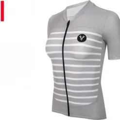 LeBram Ventoux Women's Short Sleeve Jersey White Bordeaux Tailored Fit -Sram Bike Shop 17308135f4e9e2322e2a2.42557227