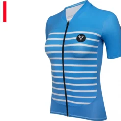 LeBram Ventoux Women's Short Sleeve Jersey White Bordeaux Tailored Fit -Sram Bike Shop 17308165f4e9eda9cf426.05946130