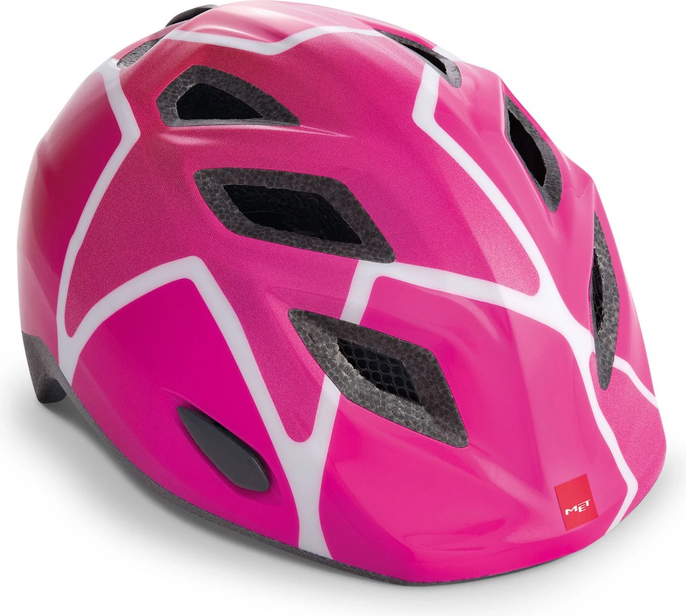 Met Elfo Child's Helmet Pink Shiny Star 1 Met Elfo Child's Helmet Pink Shiny Star