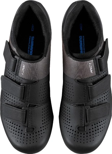 Pair Of Shimano RC100 Women's Road Shoes Black 3 Pair Of Shimano RC100 Women's Road Shoes Black - Image 3