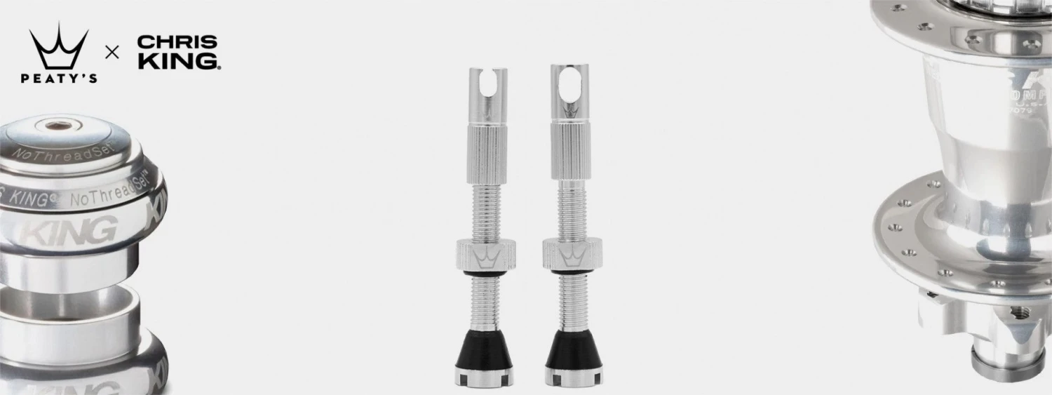 Peaty's X Chris King MK2 Tubeless Valves 42mm Silver 2 Peaty's X Chris King MK2 Tubeless Valves 42mm Silver - Image 2