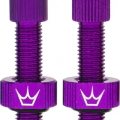 Peaty's X Chris King MK2 60mm Tubeless Valves Purple