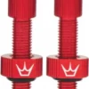 Peaty's X Chris King MK2 Tubeless Valves 42mm Red