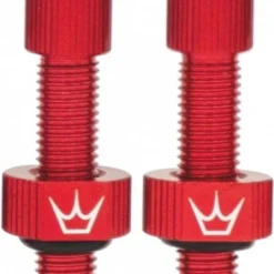 Peaty's X Chris King MK2 60mm Tubeless Valves Red