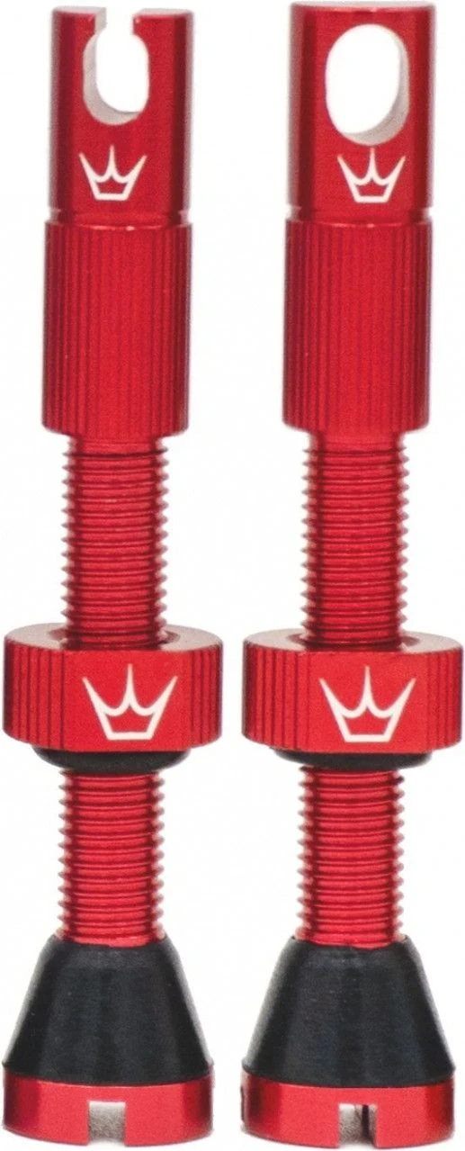 Peaty's X Chris King MK2 60mm Tubeless Valves Red 1 Peaty's X Chris King MK2 60mm Tubeless Valves Red