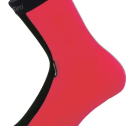 Santini Shoe Covers Waterproof Vega Orange Granatina