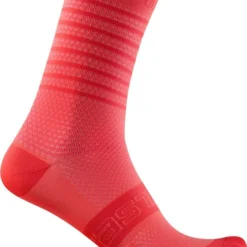 Castelli Superleggera W 12 Women's Pair Of Socks Pink