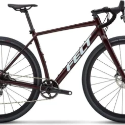 Gravel Bike Felt Breed 20 Sram Force 1 11V 700 Mm Red Satin Velvet