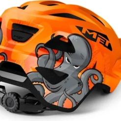 Met Eldar Helmet Orange Matt Octopus Child -Sram Bike Shop 18550275fc1069e9e66a1.86845419