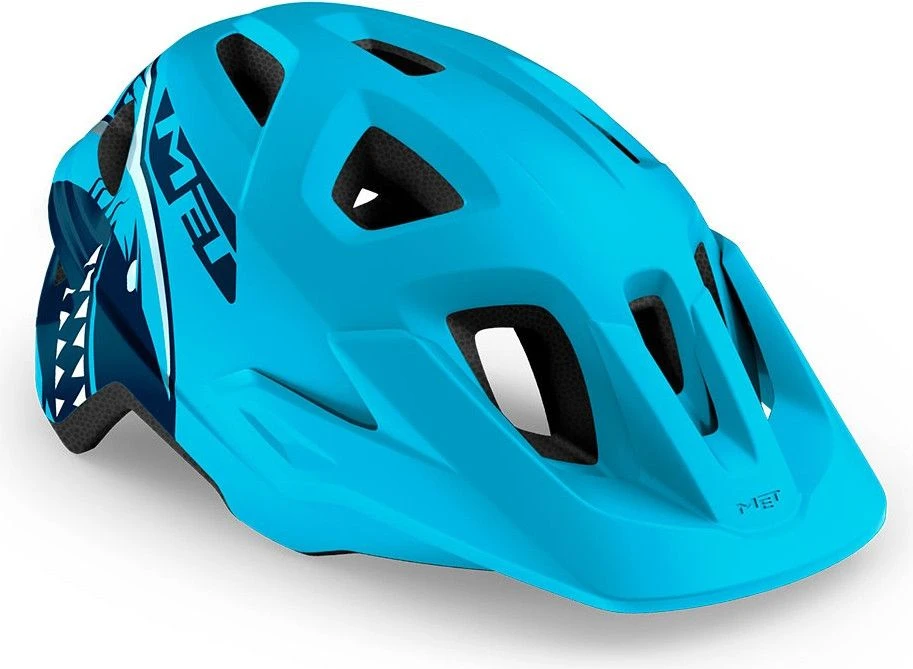 Met Eldar Kids Helmet Petrol Blue Camo Matt 3 Met Eldar Kids Helmet Petrol Blue Camo Matt - Image 3