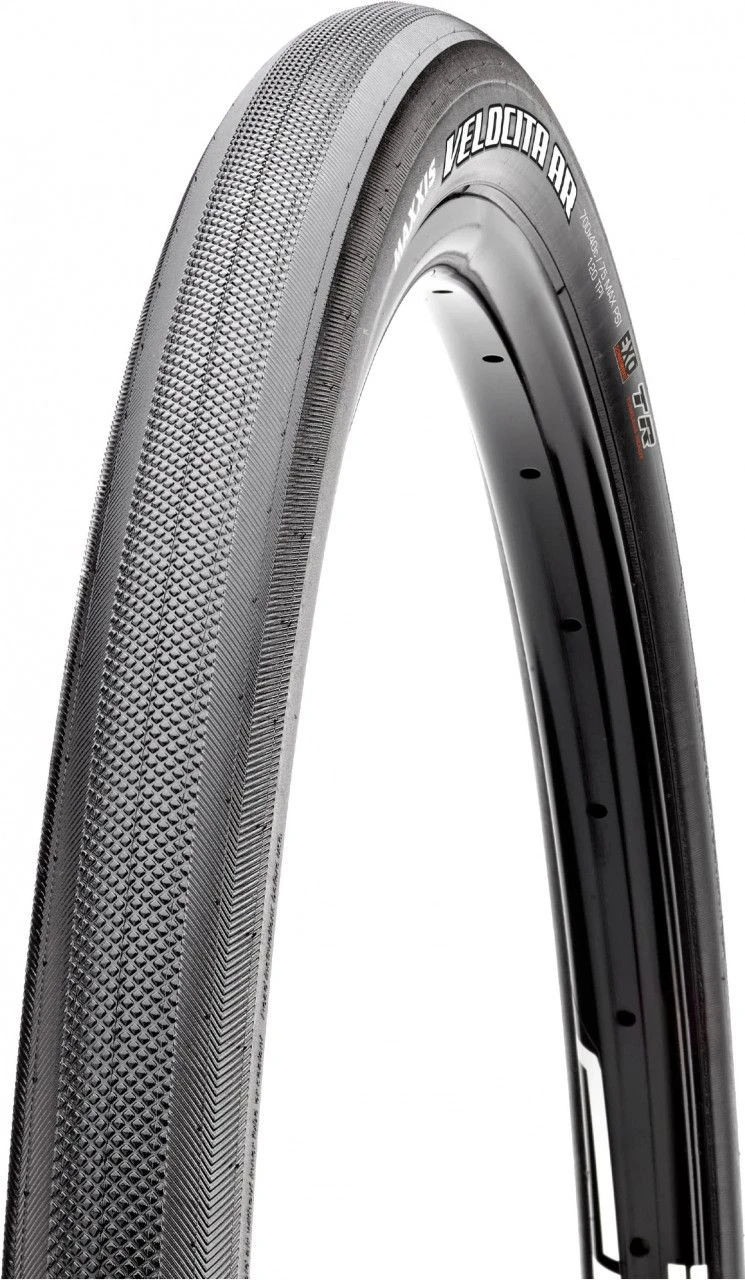 Maxxis Velocita Tubeless Ready Exo Dual 120TPI Tire 1 Maxxis Velocita Tubeless Ready Exo Dual 120TPI Tire