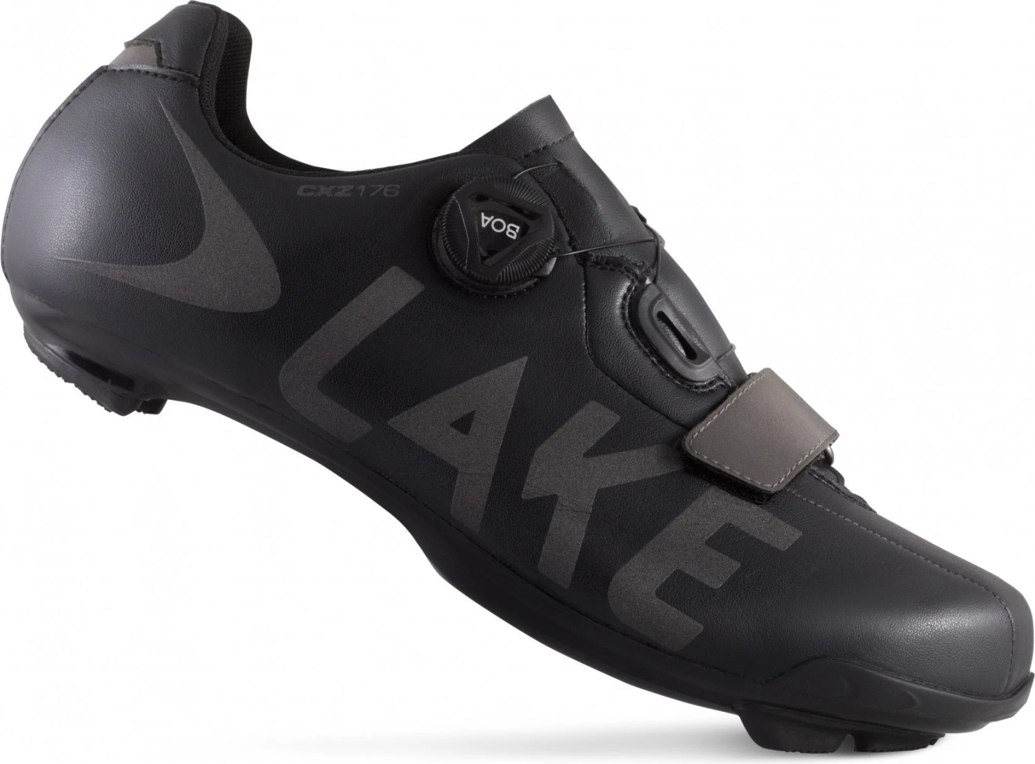 Lake CXZ176 Road Shoes Black / Gray 2 Lake CXZ176 Road Shoes Black / Gray - Image 2