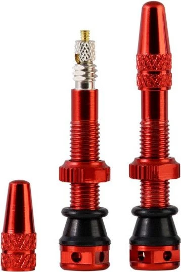 Tubeless Valves SB3 MKII 35 Mm Aluminum Red 1 Tubeless Valves SB3 MKII 35 Mm Aluminum Red
