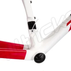 Time Alpe D'Huez Frame / Fork Kit 01 Disc White Racing Red -Sram Bike Shop 19470956075b5580d8ba8.08052594