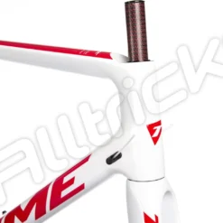 Time Alpe D'Huez Frame / Fork Kit 01 Disc White Racing Red -Sram Bike Shop 19470956075b55de23275.89519047