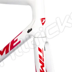 Time Alpe D'Huez Frame / Fork Kit 01 Disc White Racing Red -Sram Bike Shop 19470956075b5642a3168.81252606