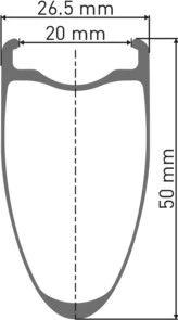 Dt-swiss DT Swiss ARC 1100 Dicut 50 Disc 650b Front Wheel | 12x100mm | Centerlock 4 Dt-swiss DT Swiss ARC 1100 Dicut 50 Disc 650b Front Wheel | 12x100mm | Centerlock - Image 4