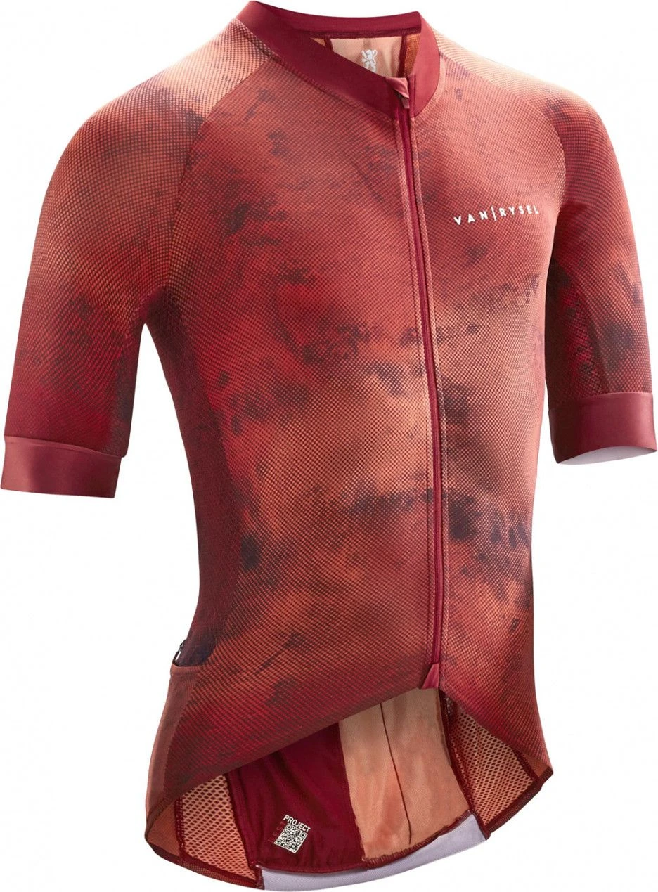 Van Rysel Endurance Racer Short Sleeve Jersey Red 1 Van Rysel Endurance Racer Short Sleeve Jersey Red