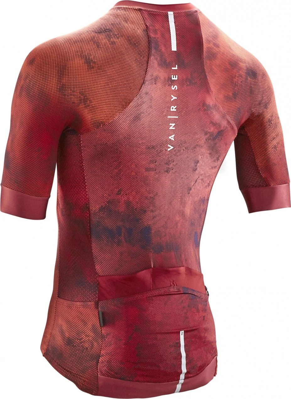 Van Rysel Endurance Racer Short Sleeve Jersey Red 2 Van Rysel Endurance Racer Short Sleeve Jersey Red - Image 2
