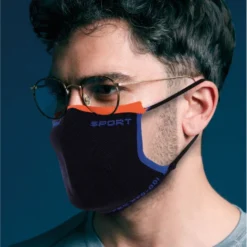 Thuasne Sport Mask Activ Security Sport V2 Blue Orange -Sram Bike Shop 20274356062e7b4d3cdf9.51094020