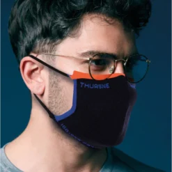 Thuasne Sport Mask Activ Security Sport V2 Blue Orange -Sram Bike Shop 20274356062e7b7ef3804.19659054