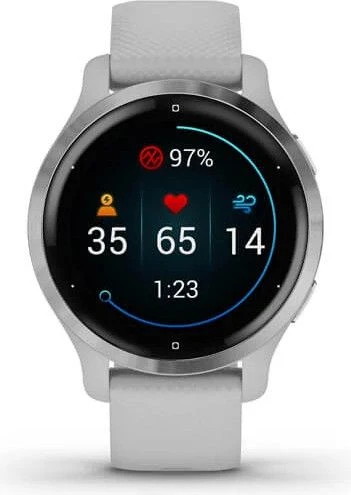 Garmin Venu 2S GPS Watch Silver / Light Grey 2 Garmin Venu 2S GPS Watch Silver / Light Grey - Image 2