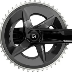 Sram Rival AXS DUB 46-33 Teeth 2x12V Quarq Power Meter Crankset (without Housing) Black