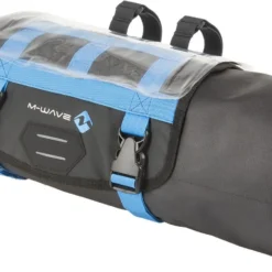 M-Wave M Wave Rough Ride Front 10L Handlebar Bag Black / Blue