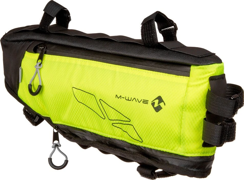 M-Wave M Wave Rough Ride Triangle 4.2 L Frame Bag Neon Yellow / Black 1 M-Wave M Wave Rough Ride Triangle 4.2 L Frame Bag Neon Yellow / Black