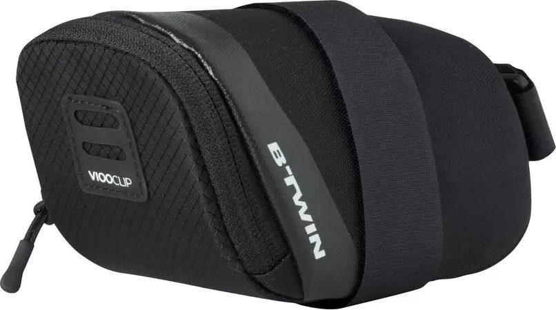 BTwin 500 Saddle Bag Black 1 BTwin 500 Saddle Bag Black