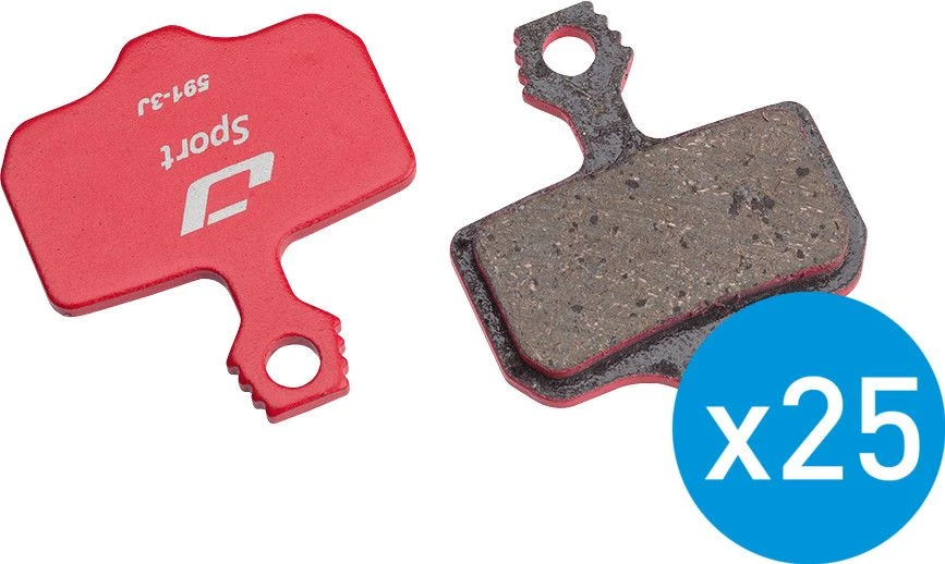 Jagwire Bulk Box Disc Brake Pads For Avid DB / Elixir / XX / Sram DB Level (x25) 1 Jagwire Bulk Box Disc Brake Pads For Avid DB / Elixir / XX / Sram DB Level (x25)