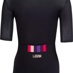 LeBram Aubisque Women's Short Sleeve Jersey Sky Black Adjusted Cut -Sram Bike Shop 21343196153b810e2a585.08268212
