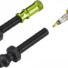 Pair Of Granite Design Juicy Nipple Tubeless Valves 80 Mm With Green Shell Removal Plugs